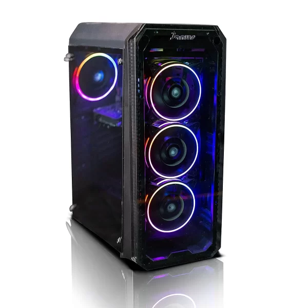 PC JANUS INTEL CORE i5 10th - BOARD H570 STEEL LEGEND - 512GB M.2 PCI EXPRESS - RAM DDR4 8GB RGB - REFRIGERACION LIQUIDA 3 VENTILADORES RGB - CAJA ATX JANUS T-760 GAMER ARGB - FUENTE 550W REALES