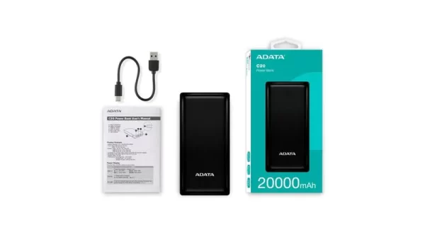 POWER BANK 20.000 MAH ADATA C20